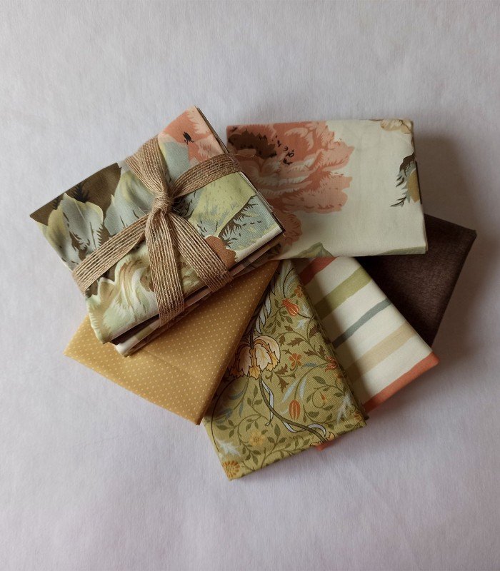 PACK FAT QUARTERS MENTA Y CHOCOLATE