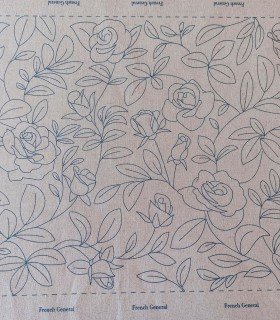 PANEL DE BORDADO FRENCH GENERAL AZUL