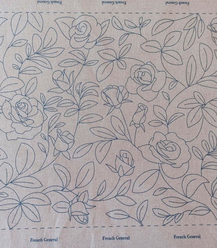 PANEL DE BORDADO FRENCH GENERAL AZUL