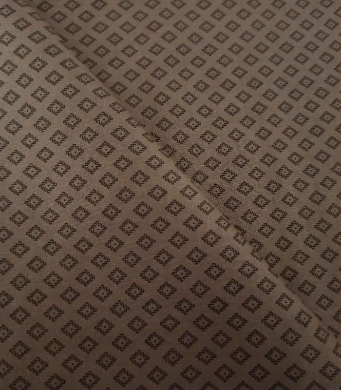 TELA RUBY ROMBOS MARRONES