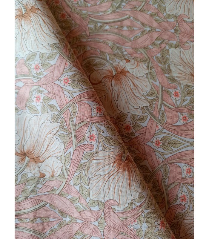 TELA ESTAMPADO SALMON DE MORRIS